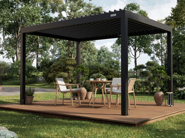 PERGOLUX Sundream S2 Pergola PERGOLUX Schwarz 3x4m Freistehend