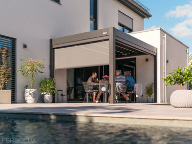 PERGOLUX Skydance S2 Anthrazit Freistehend 3x3m