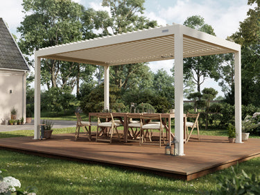 PERGOLUX Sundream S2 Pergola PERGOLUX Weiß 3x5m Freistehend