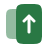 Grünes Upgrade-Symbol