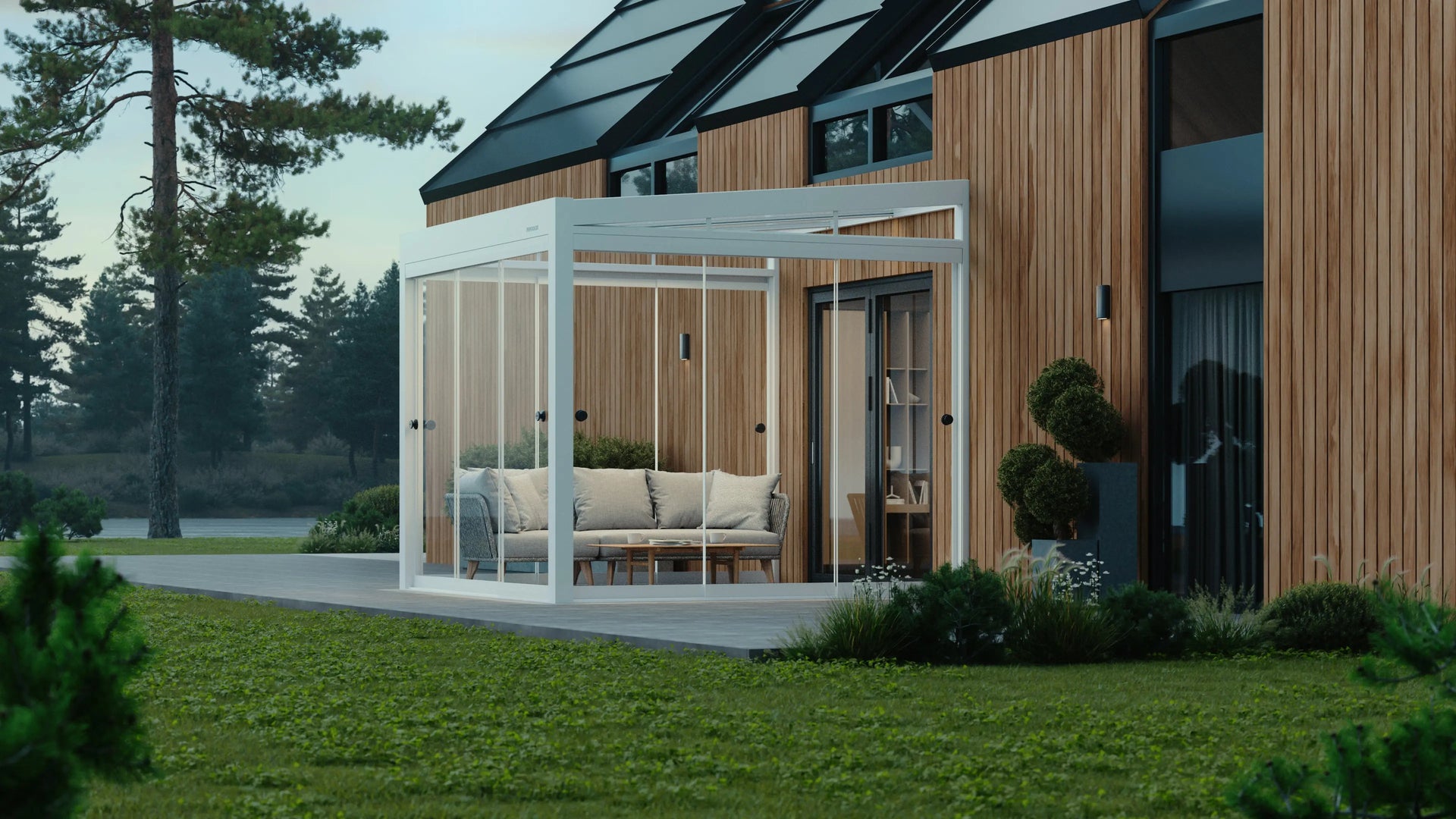 Kaltwintergarten aus Aluminium für jede Jahreszeit