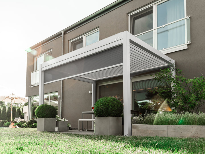 Screen Rollo S1 Pergola PERGOLUX Weiß 4m Ja