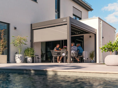 PERGOLUX Skydance S2 Anthrazit Freistehend 3x3m