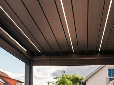 PERGOLUX Skydance S2 Anthrazit Freistehend 3x4m Beleuchtung