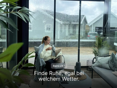 Auch bei Regen nutzbar PERGOLUX Pergola 