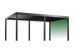Pergolux Pergola – Auswahl der rechten Seitenwand bei freistehendem Modell.