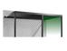 Pergolux Pergola – Auswahl der vorderen rechten Seitenwand bei wandmontiertem Modell.